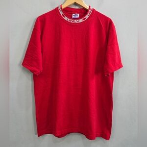 Vintage UNLV Rebels Shirt Red Collar Logo USA Made Men's Size Large